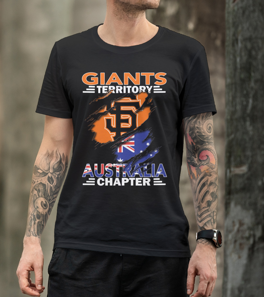 Giants Territory Australia Chapter San Francisco Giants Flag T-Shirt