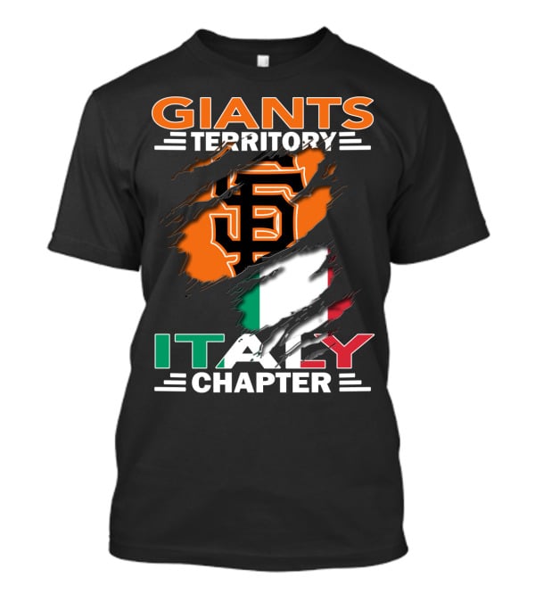 Giants Territory Sf Logo Italy Chapter T-Shirt