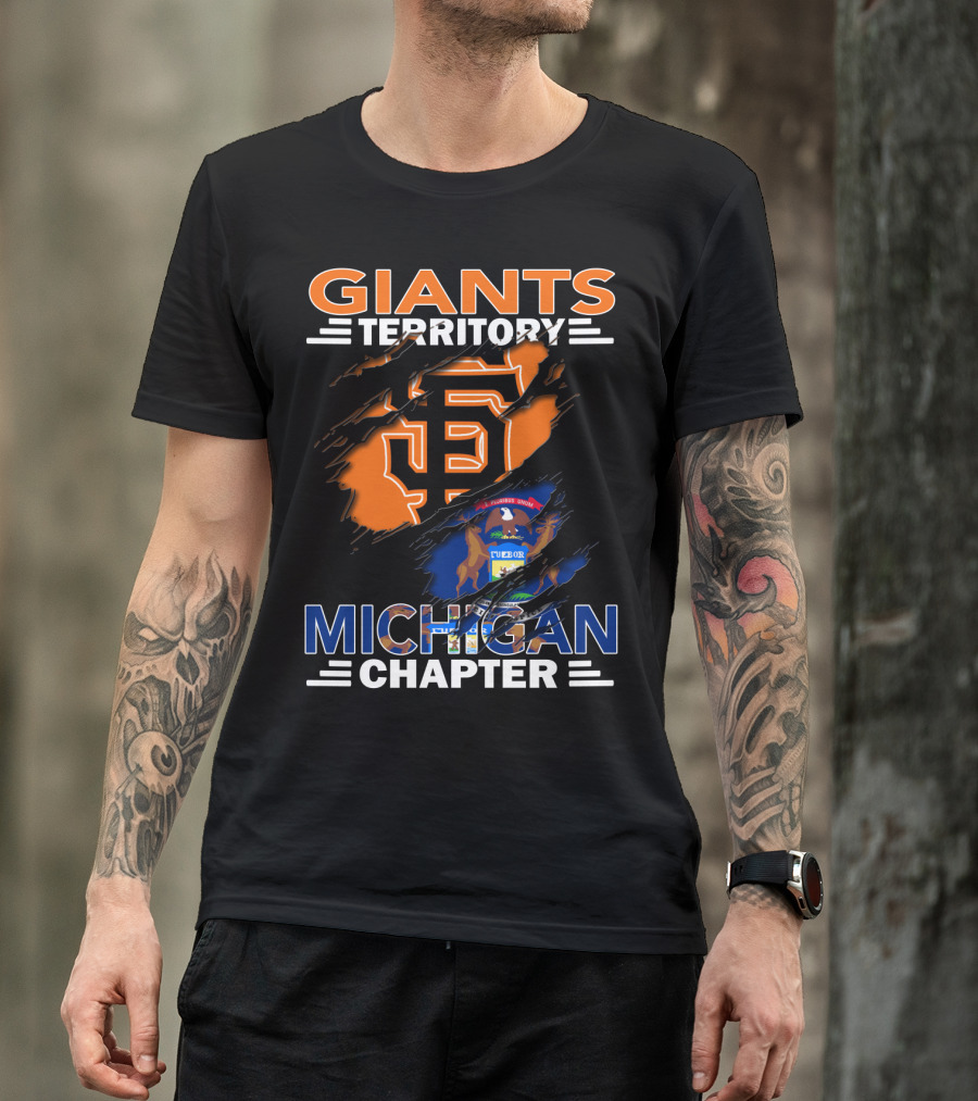 Giants Territory Michigan Chapter Sf Giants Detroit Connection T-Shirt