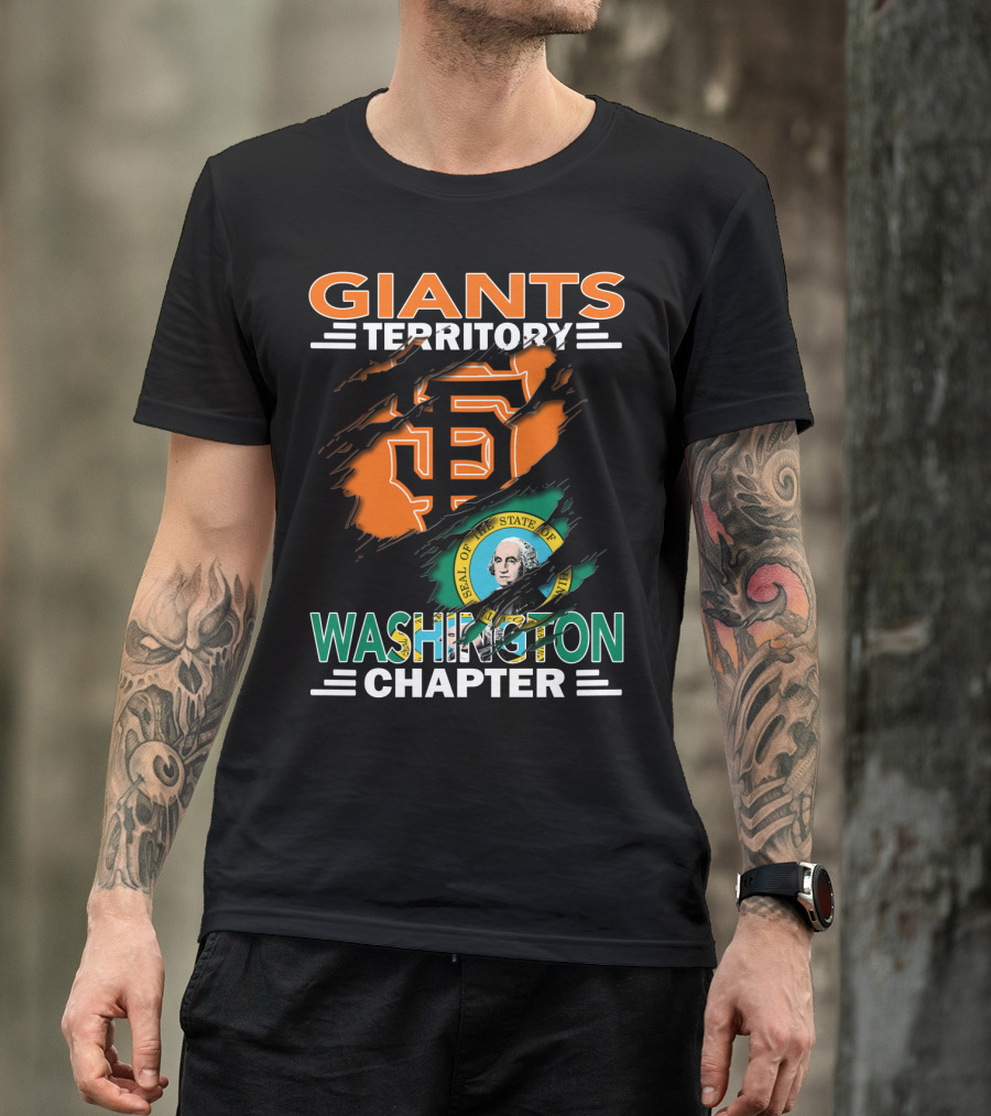 Giants Territory Washington Chapter State Seal T-Shirt
