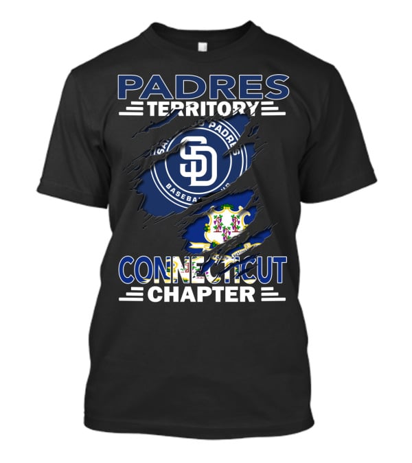 Padres Territory San Diego Baseball Connecticut Chapter T-Shirt