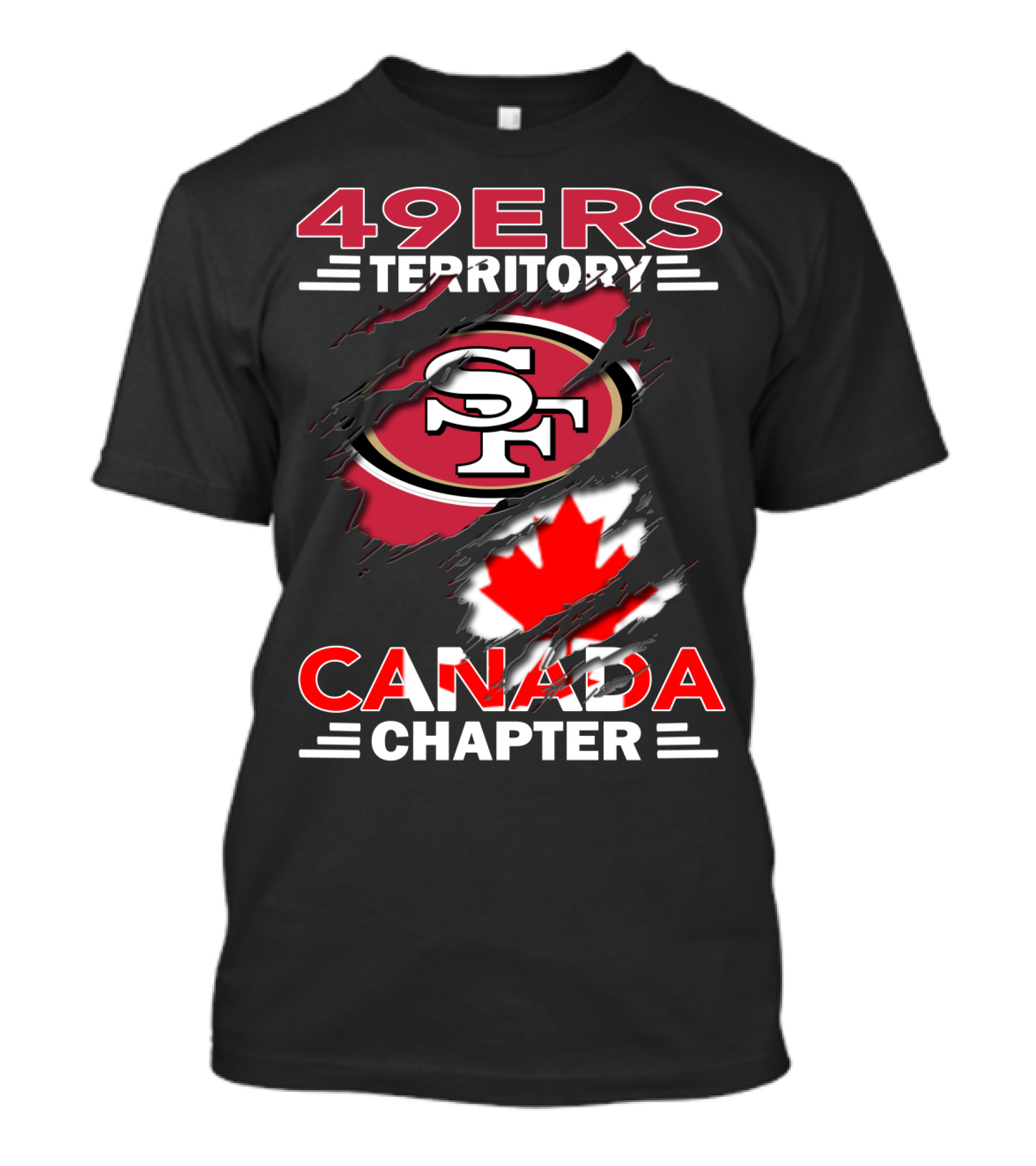 49ers Territory SF Logo Canada Chapter T-Shirt