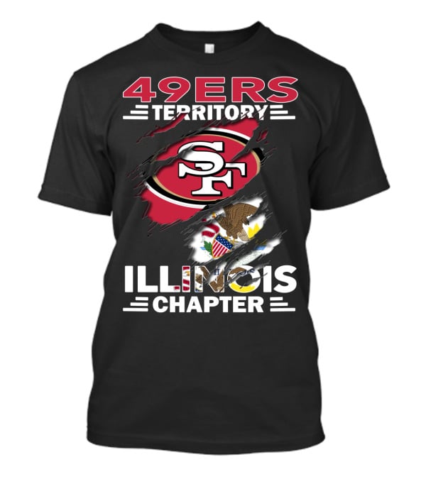 49ers Territory SF Logo Illinois Chapter T-Shirt