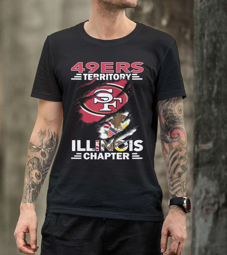 49ers Territory SF Logo Illinois Chapter T-Shirt
