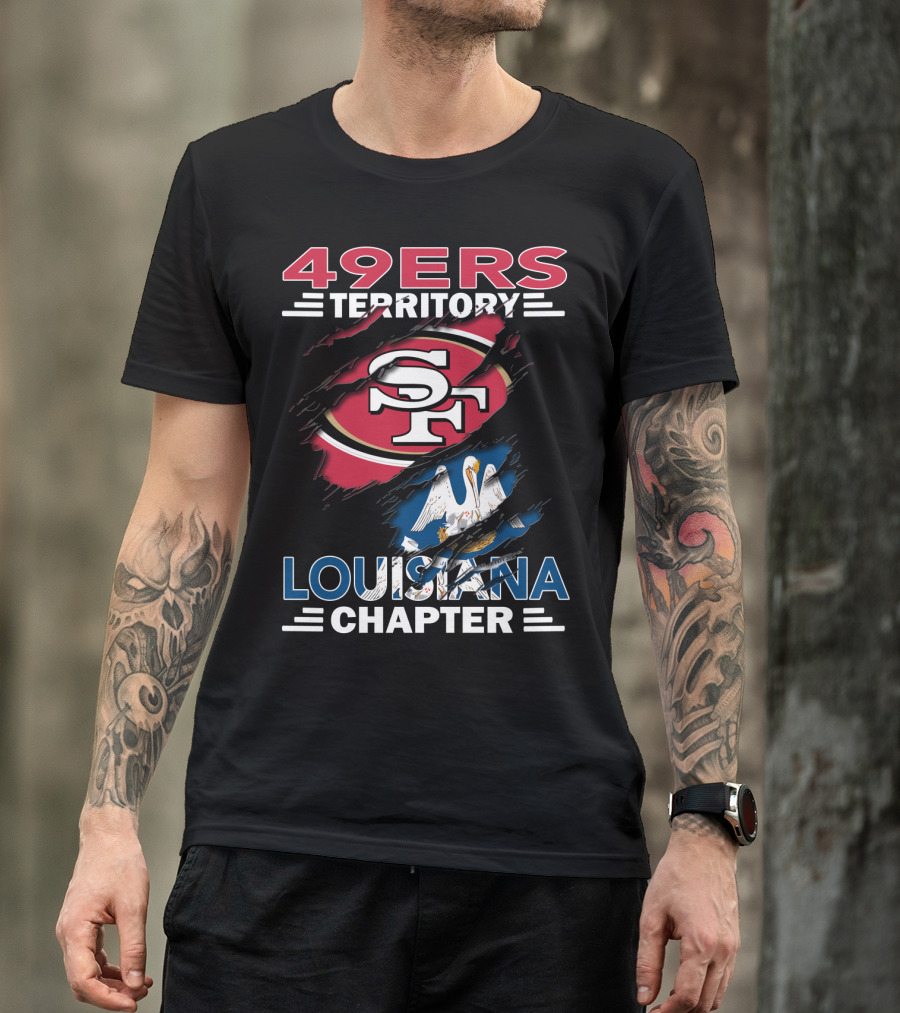 49ers Territory SF Logo Louisiana Chapter T-Shirt