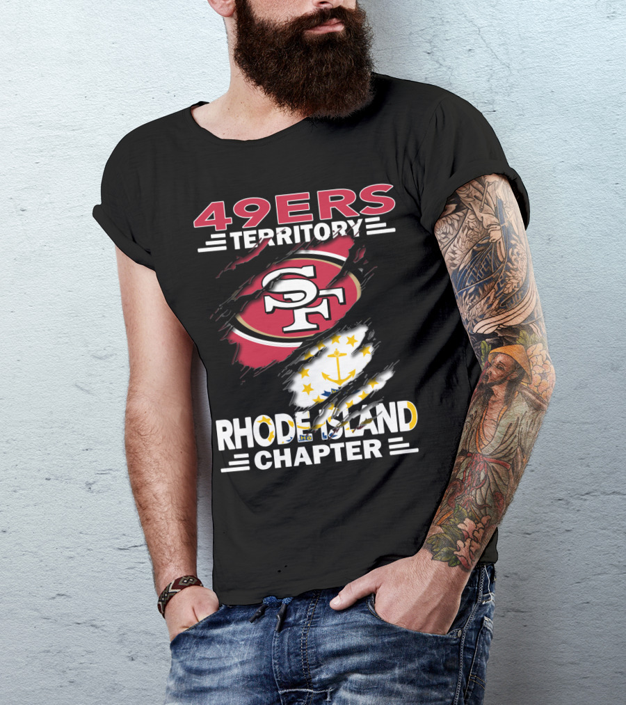 49ers Territory SF Logo Rhode Island Chapter T-Shirt