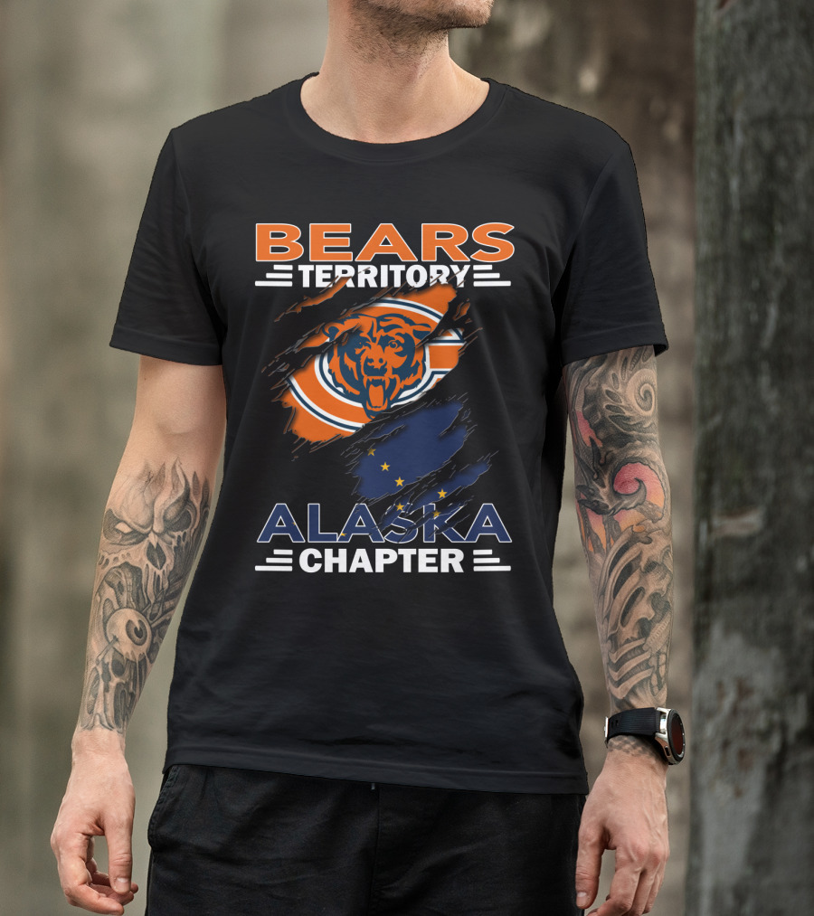 Bears Territory Alaska Chapter Logo With Scratched T-Shirt