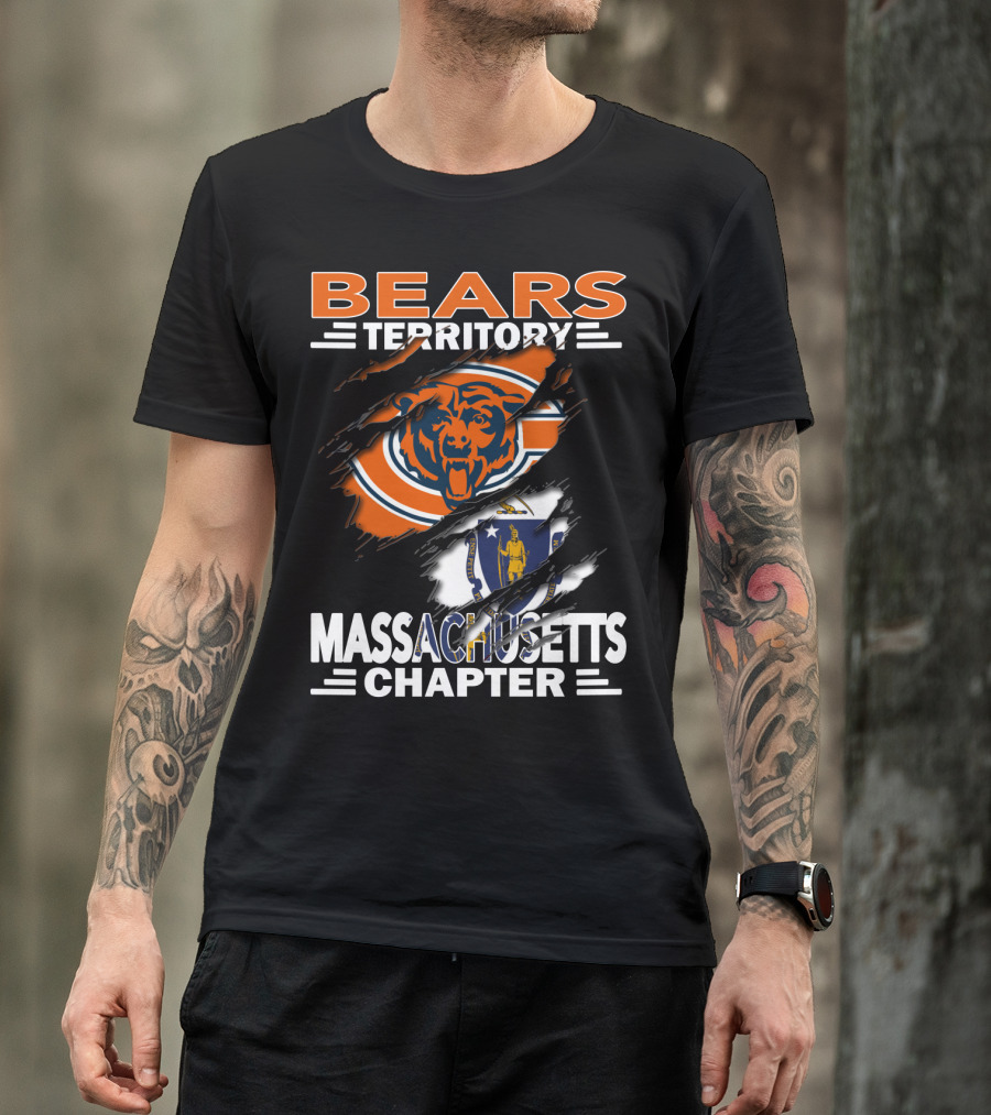 Bears Territory Massachusetts Chapter NFL Fan T-Shirt