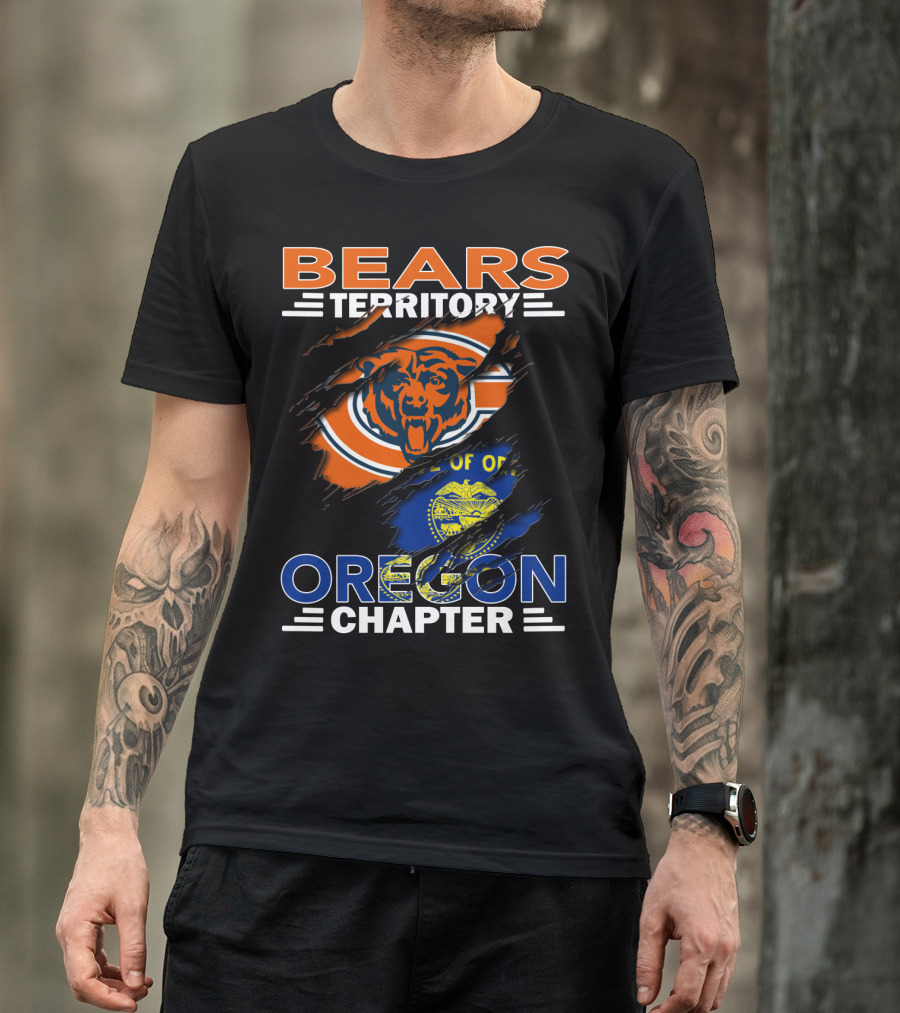 Bears Territory Chicago Bears Oregon Chapter T-Shirt