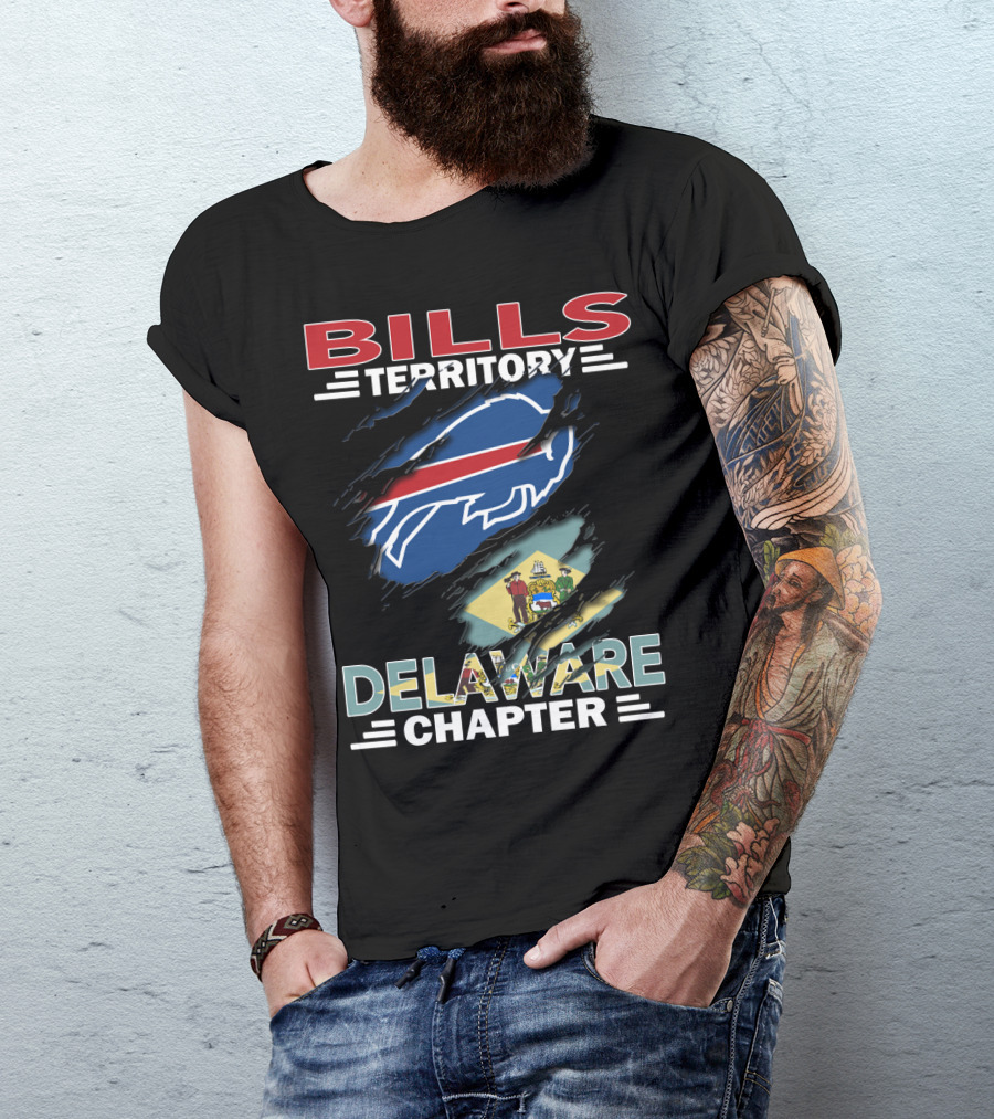 Bills Territory Delaware Chapter Buffalo Bills Fan Community T-Shirt