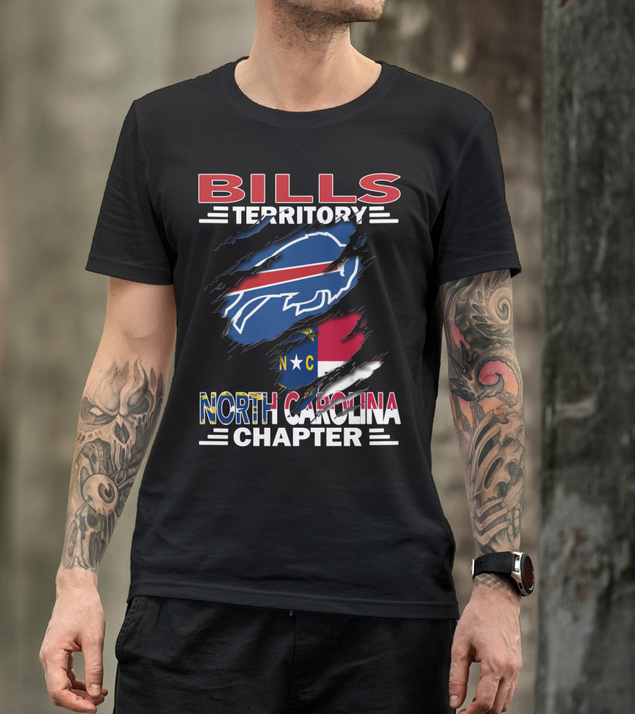 Bills Territory North Carolina Chapter NC Buffalo Football Fan Club T-Shirt