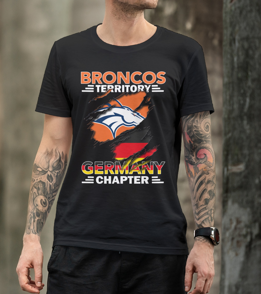 Broncos Territory Germany Chapter Football Fan T-Shirt