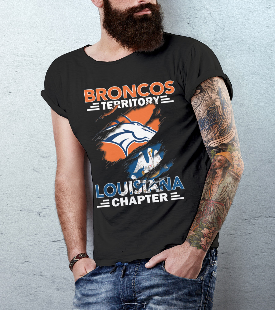 Broncos Territory Louisiana Chapter NFL Fan Club T-Shirt