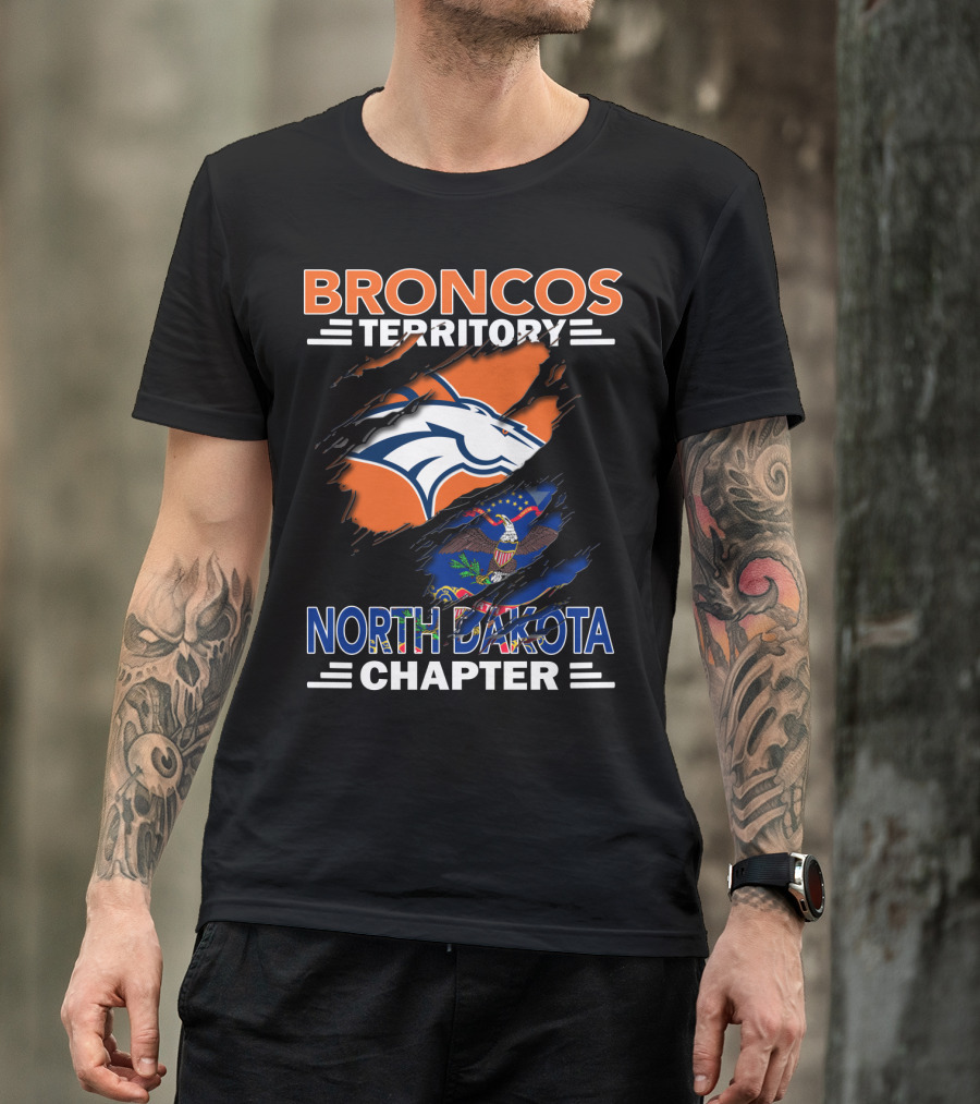 Broncos Territory North Dakota Chapter NFL Fan Club T-Shirt