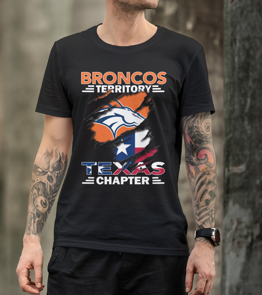 Broncos Territory Texas Chapter Lone Star T-Shirt