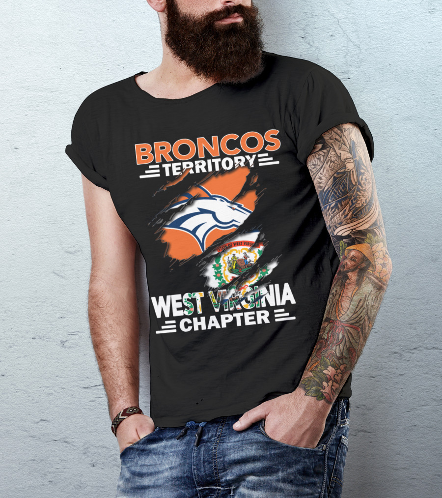 Broncos Territory West Virginia Chapter State Pride Edition T-Shirt