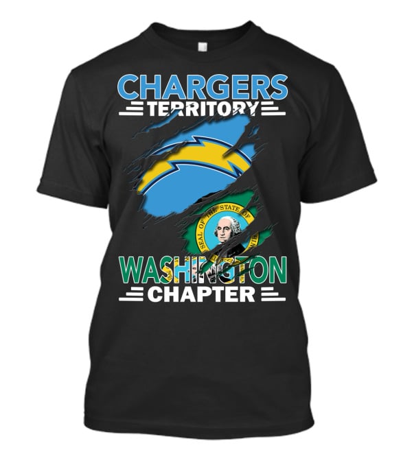 Chargers Territory Washington Chapter Seal T-Shirt