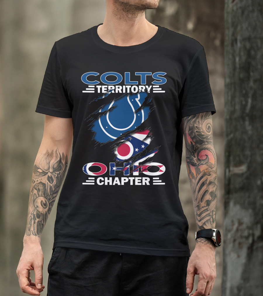 Colts Territory Ohio Chapter Flag And Symbol Integration T-Shirt