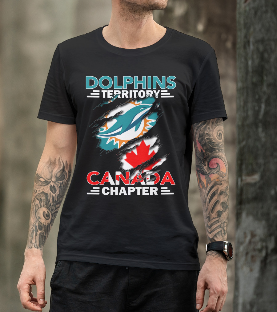 Dolphins Territory Canada Chapter Miami Dolphins Fan Club T-Shirt