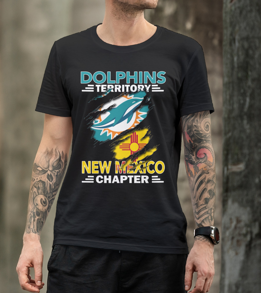 Dolphins Territory New Mexico Chapter Miami Dolphins Zia T-Shirt