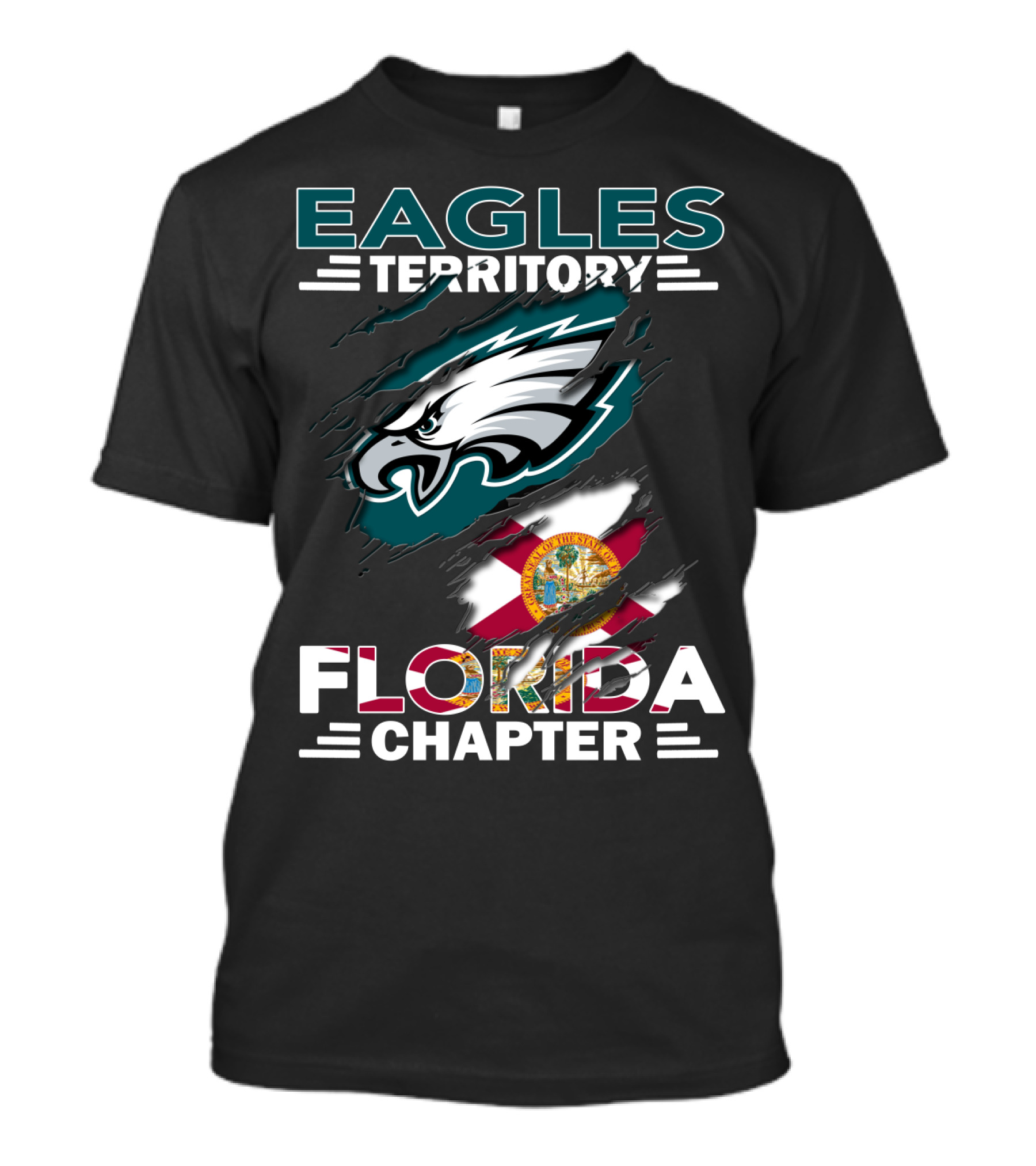 Eagles Territory Florida Chapter Flag T-Shirt