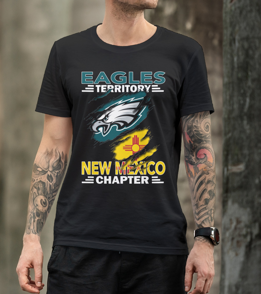 Eagles Territory New Mexico Chapter Fan Emblem With Iconic Symbol T-Shirt