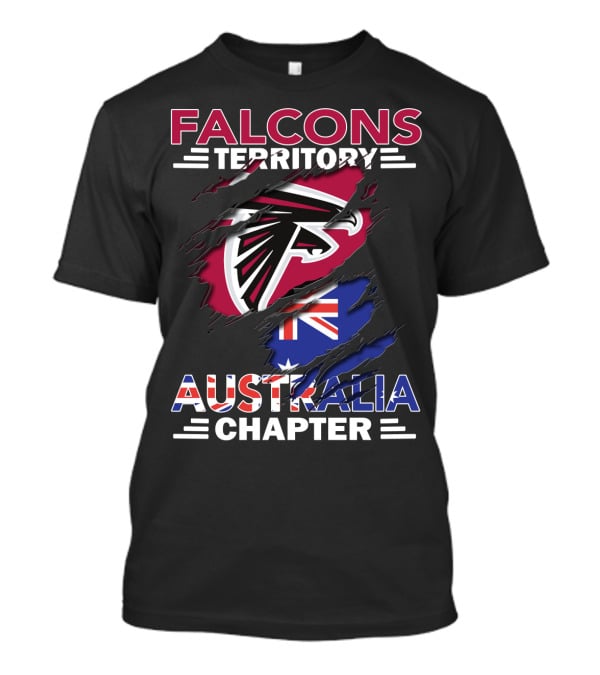Falcons Territory Australia Chapter Flag Logo Emblem T-Shirt