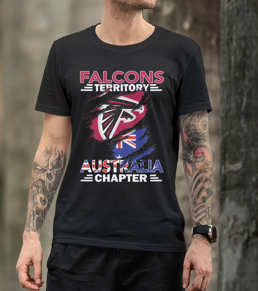 Falcons Territory Australia Chapter Flag Logo Emblem T-Shirt