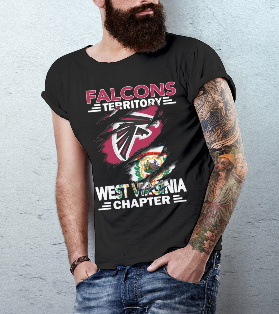 Falcons Territory West Virginia Chapter State Pride T-Shirt