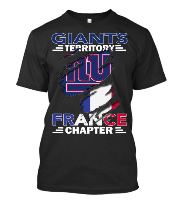 New York Giants Territory France Chapter T-Shirt