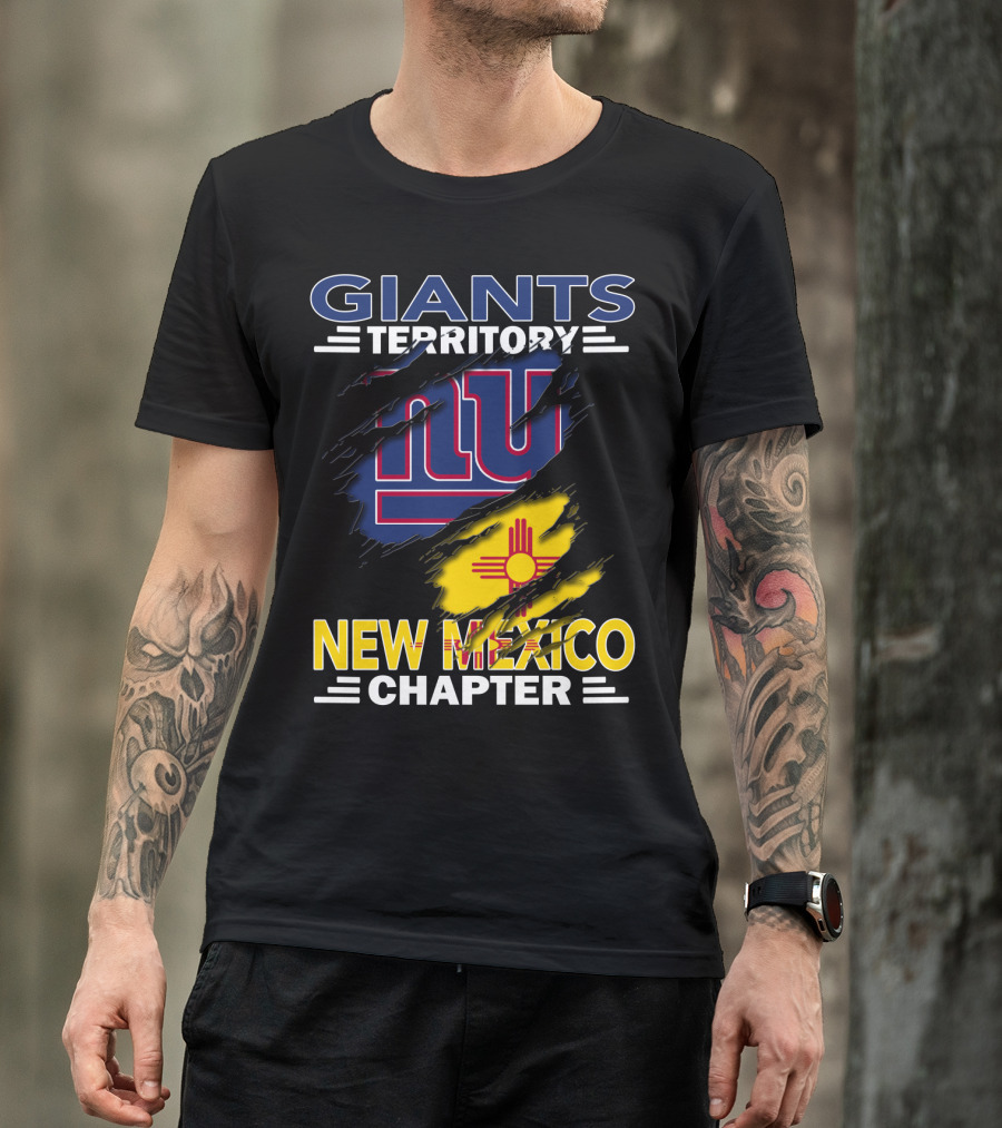 Giants Territory New Mexico Chapter NY Logo And Zia T-Shirt
