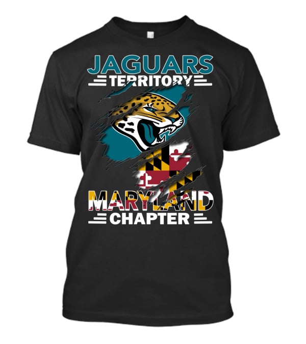 Jaguars Territory Maryland Chapter Maryland Flag Jaguars T-Shirt