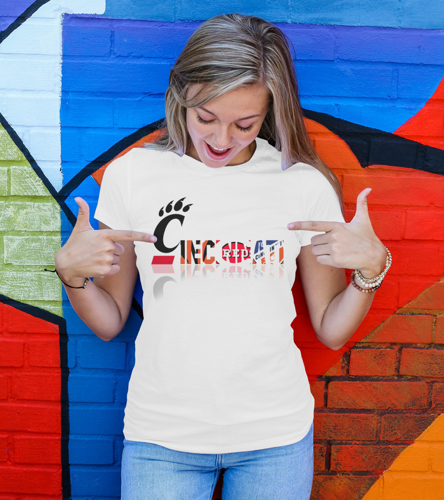 Cincinnati Bearcats Reds Bengals FC Cincinnati T-Shirt