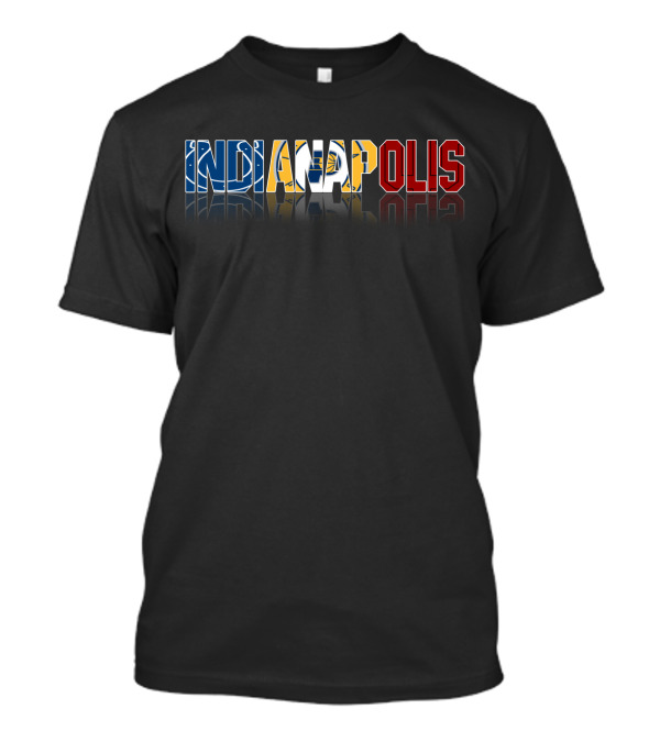 Indianapolis City Sports Teams Colts Pacers Colors And Reflection T-Shirt