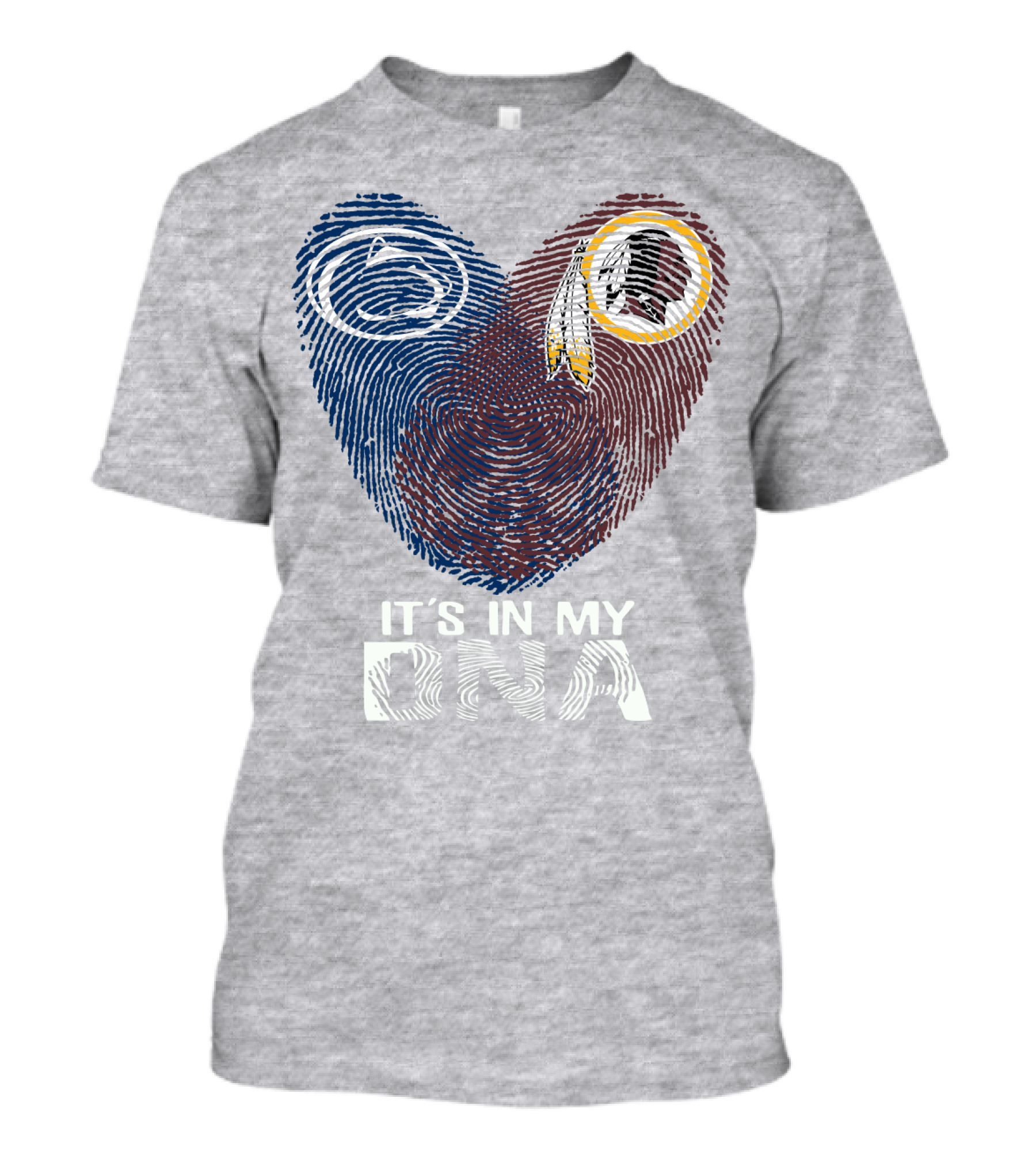Penn State Nittany Lions Washington Redskins It's In My Dna T-Shirt