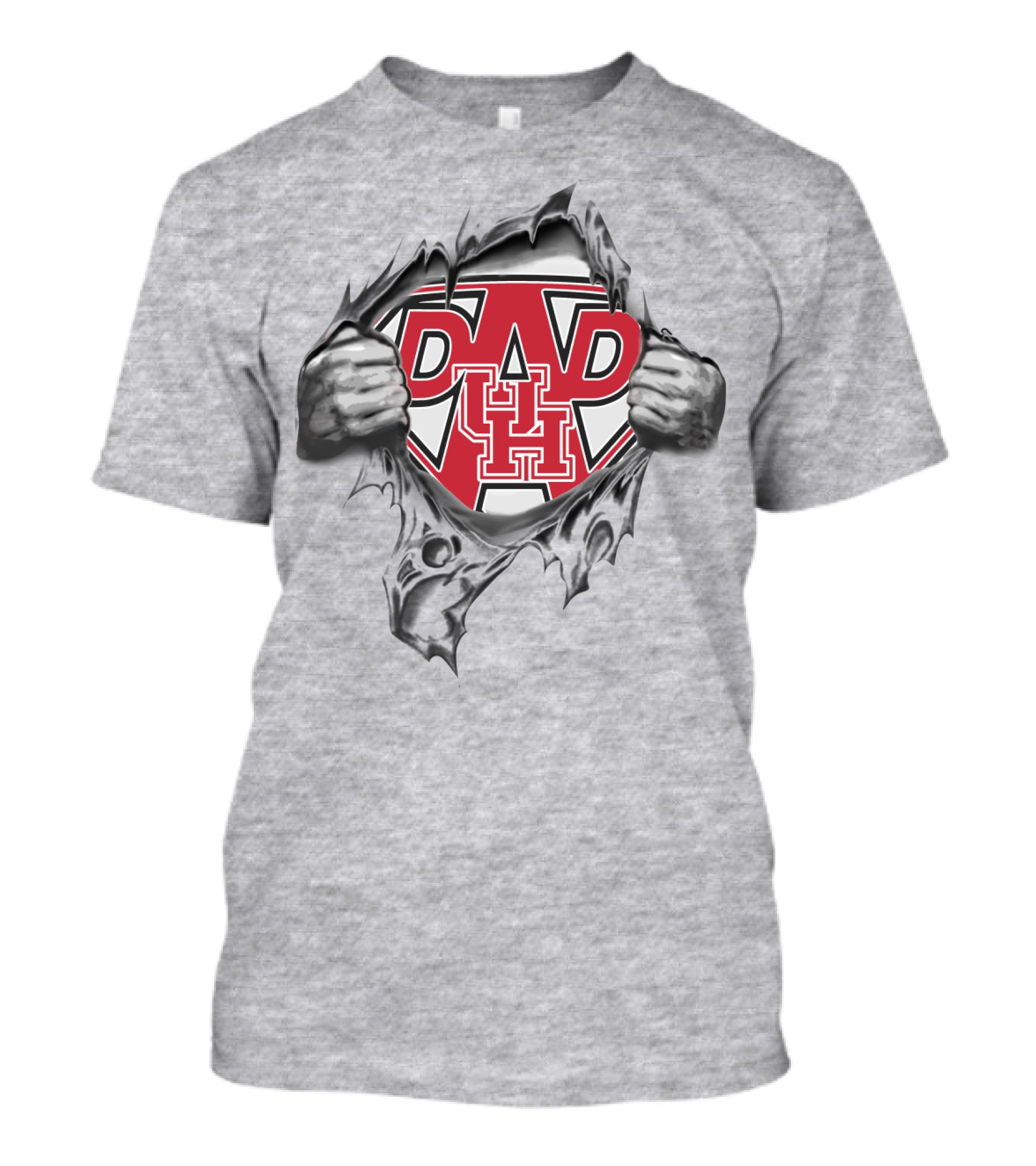 University Of Houston Super Dad Cougar Hero T-Shirt
