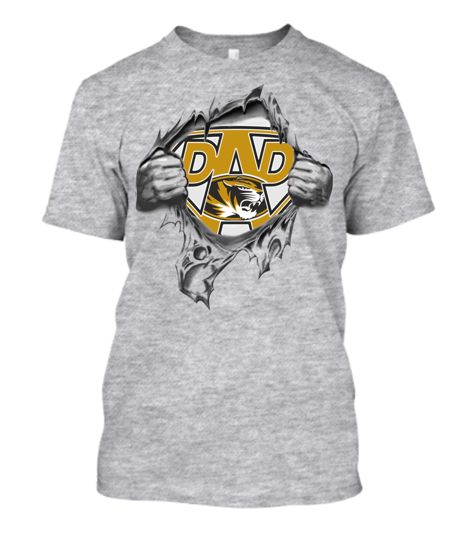 Missouri Dad Super Tiger Pride T-Shirt