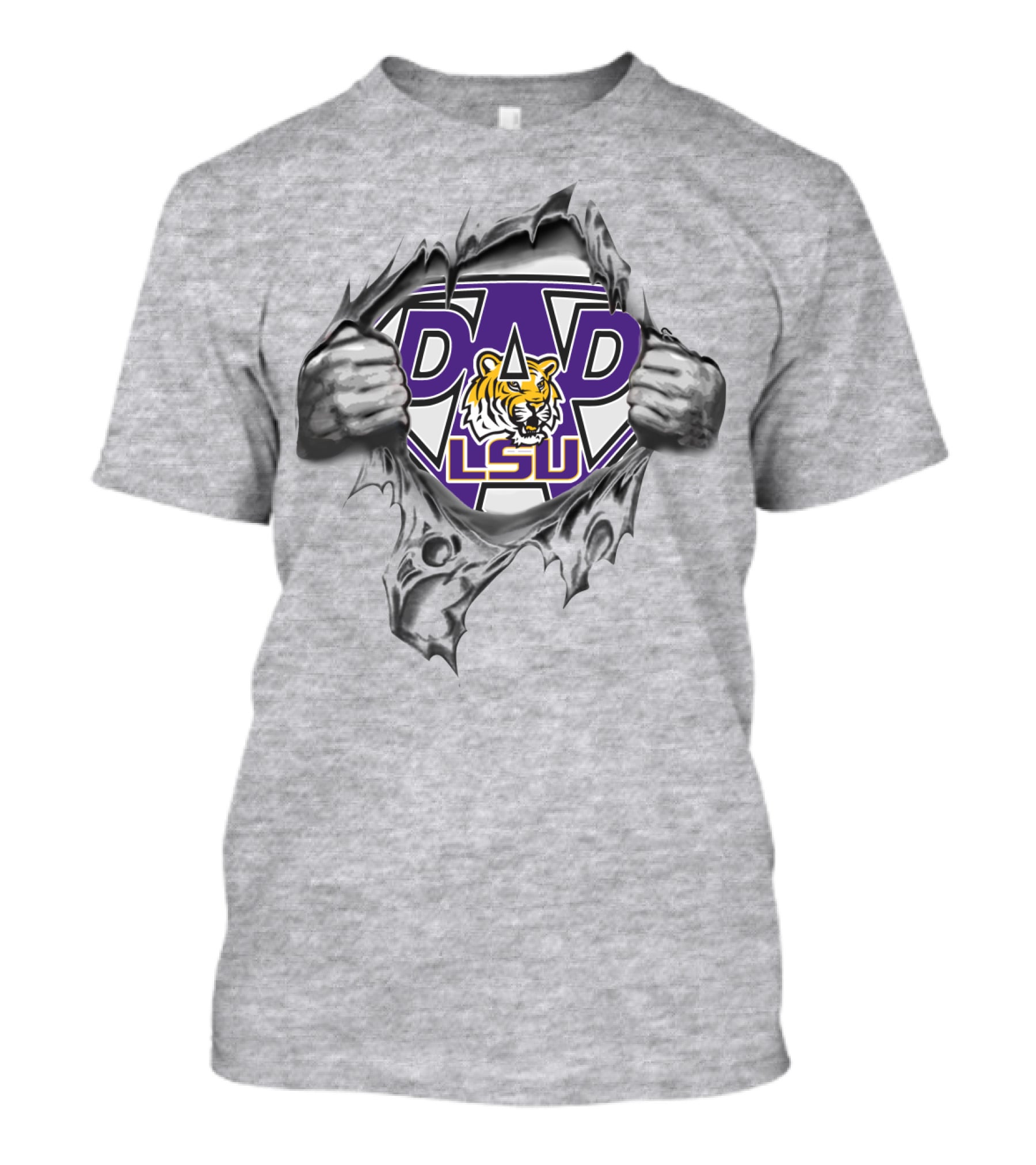 LSU Tigers Super Dad T-Shirt
