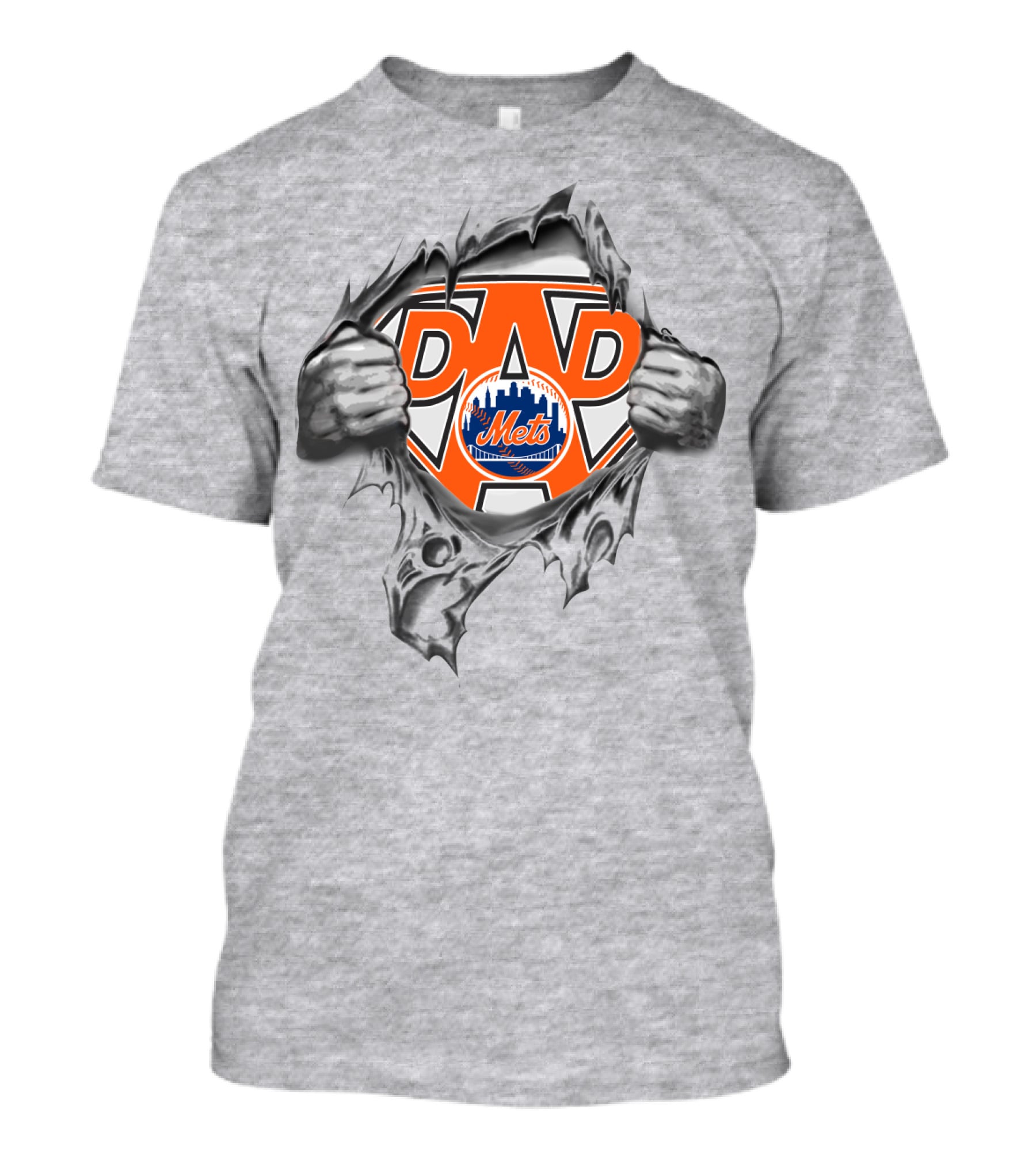 New York Mets Super Dad T-Shirt