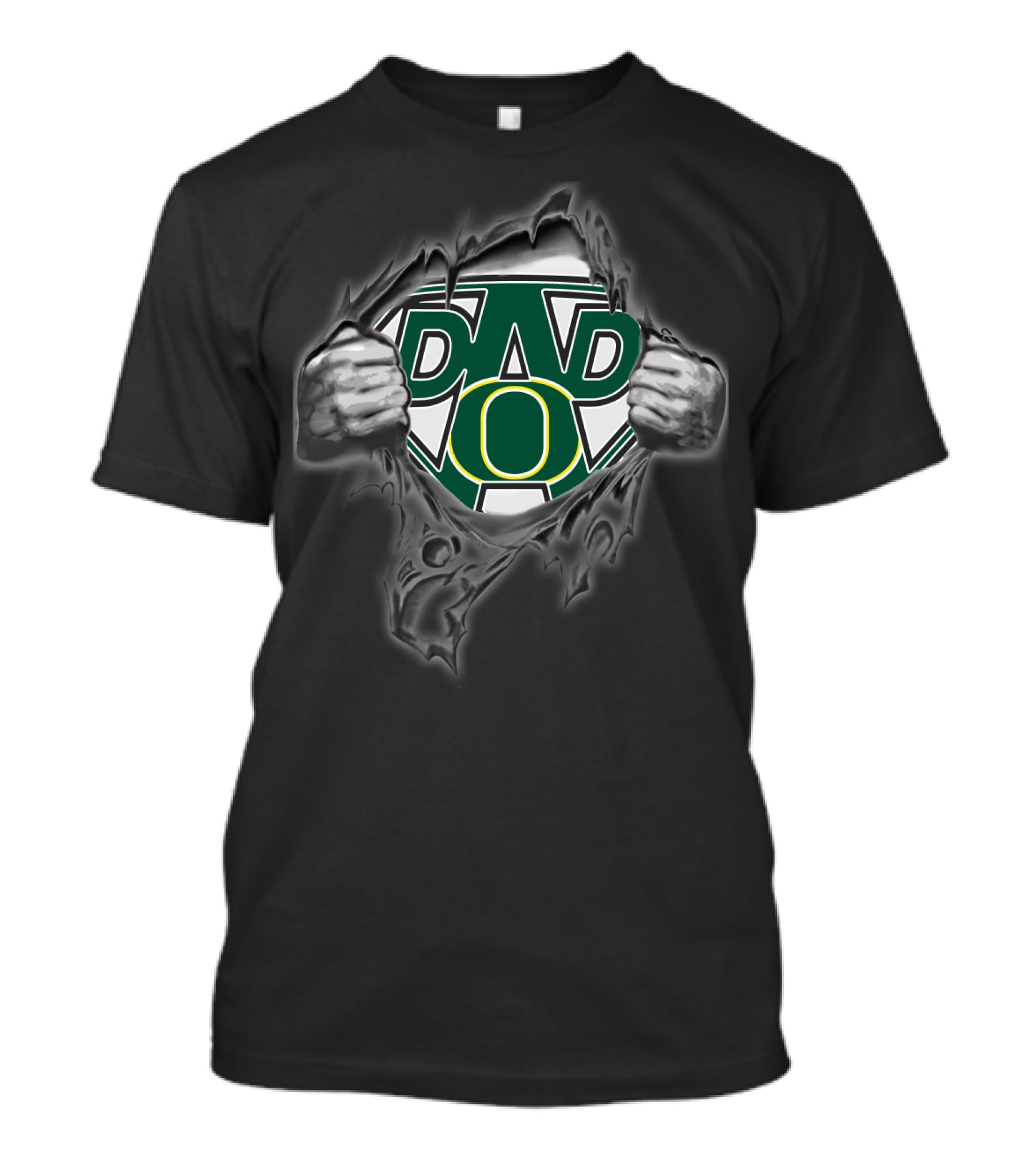 Oregon Ducks Super Dad T-Shirt