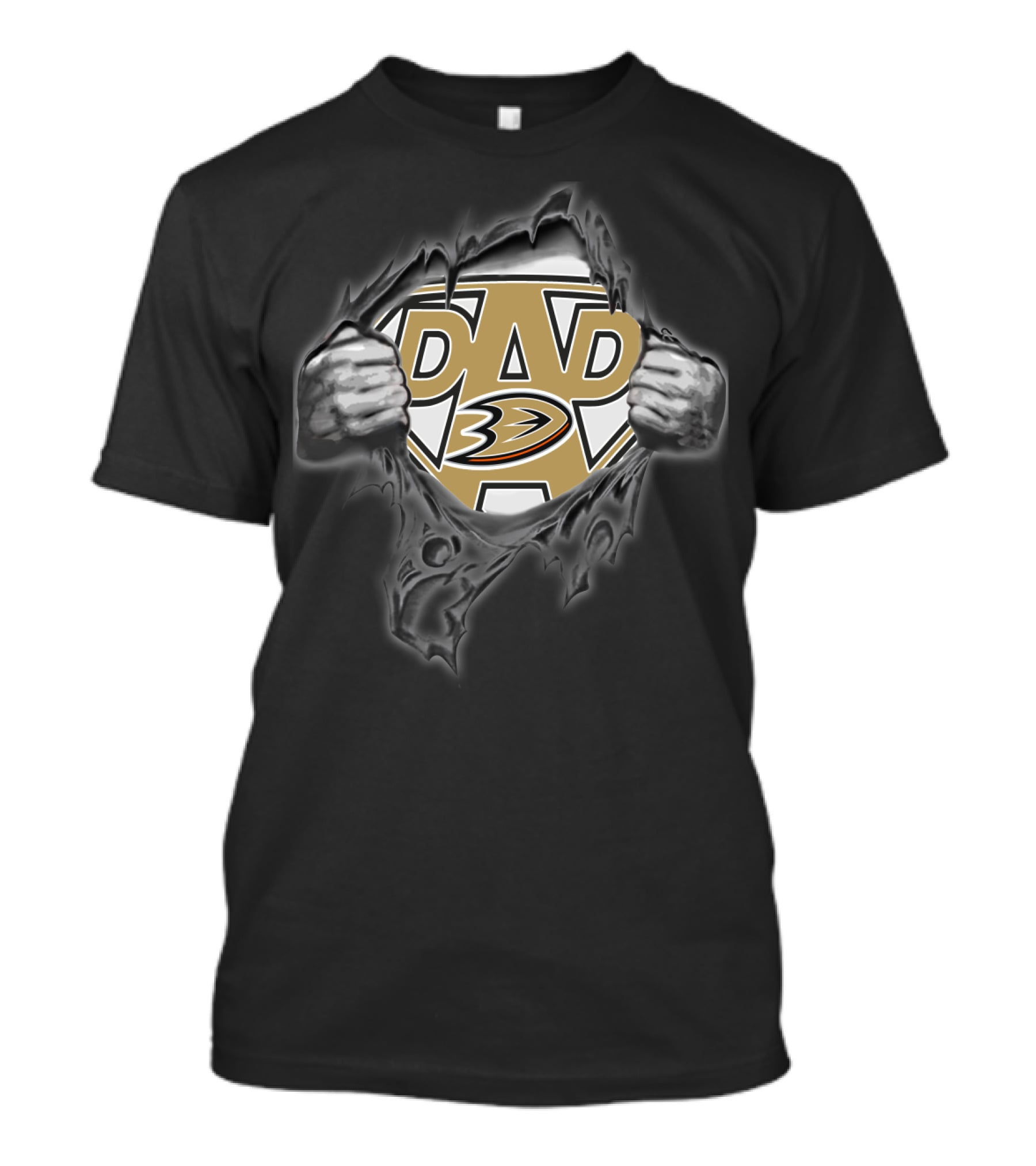 Anaheim Ducks Super Dad Father's Day T-Shirt
