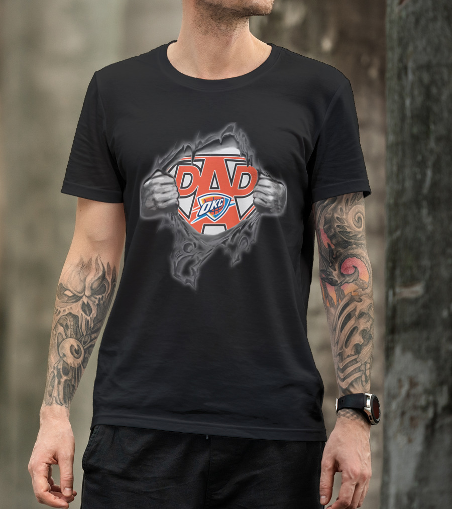 Oklahoma City Thunder Super Dad T-Shirt