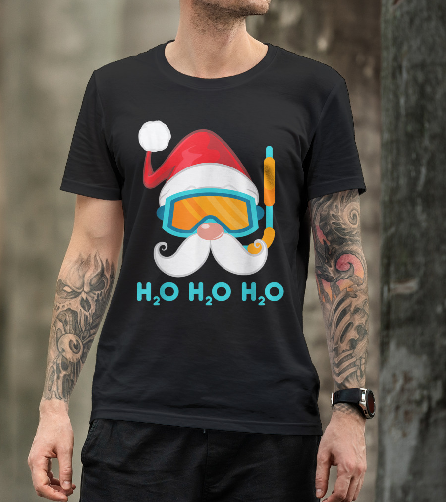Santa Claus H2O Snorkeling Lover T-Shirt