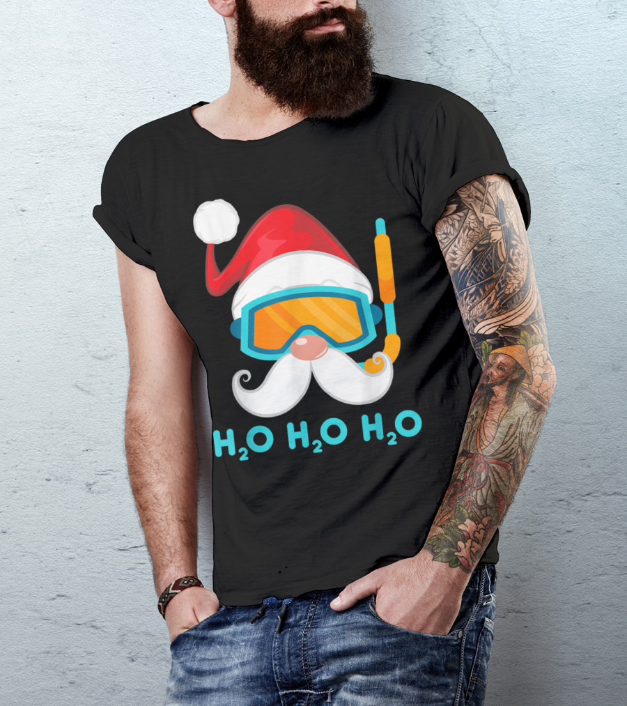 Santa Claus H2O Snorkeling Lover T-Shirt