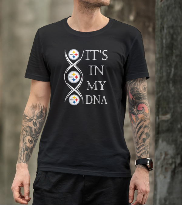 Pittsburgh Steelers It's In My DNA Football Fan Christmas T-Shirt