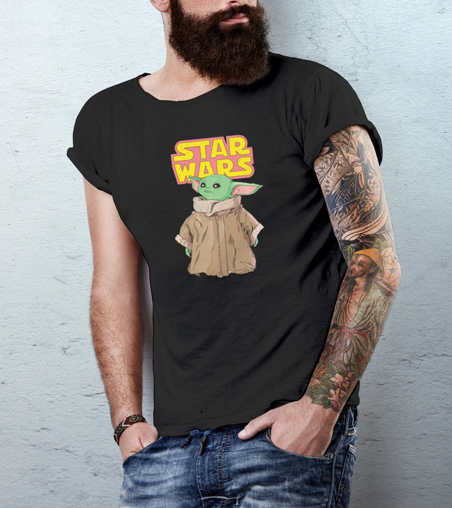 Star Wars The Mandalorian The Child Cute Comic T-Shirt