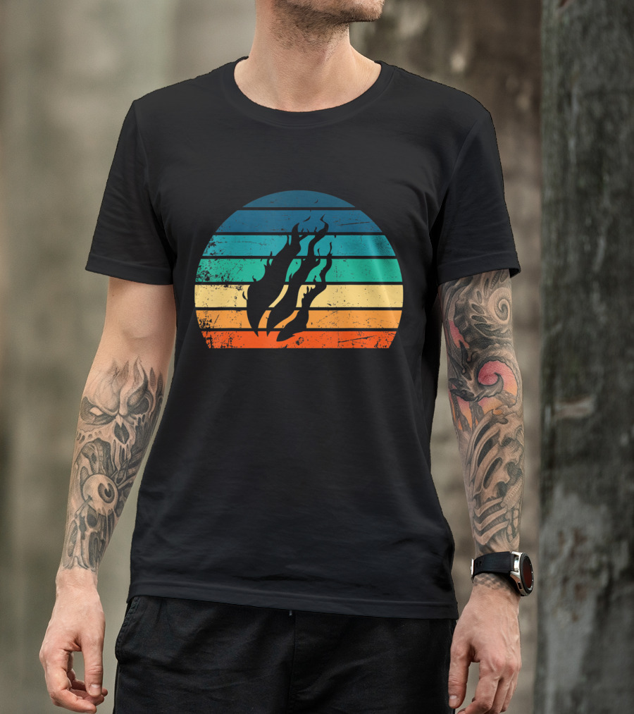 Fire Nation Retro Gamer Stripes T-Shirt