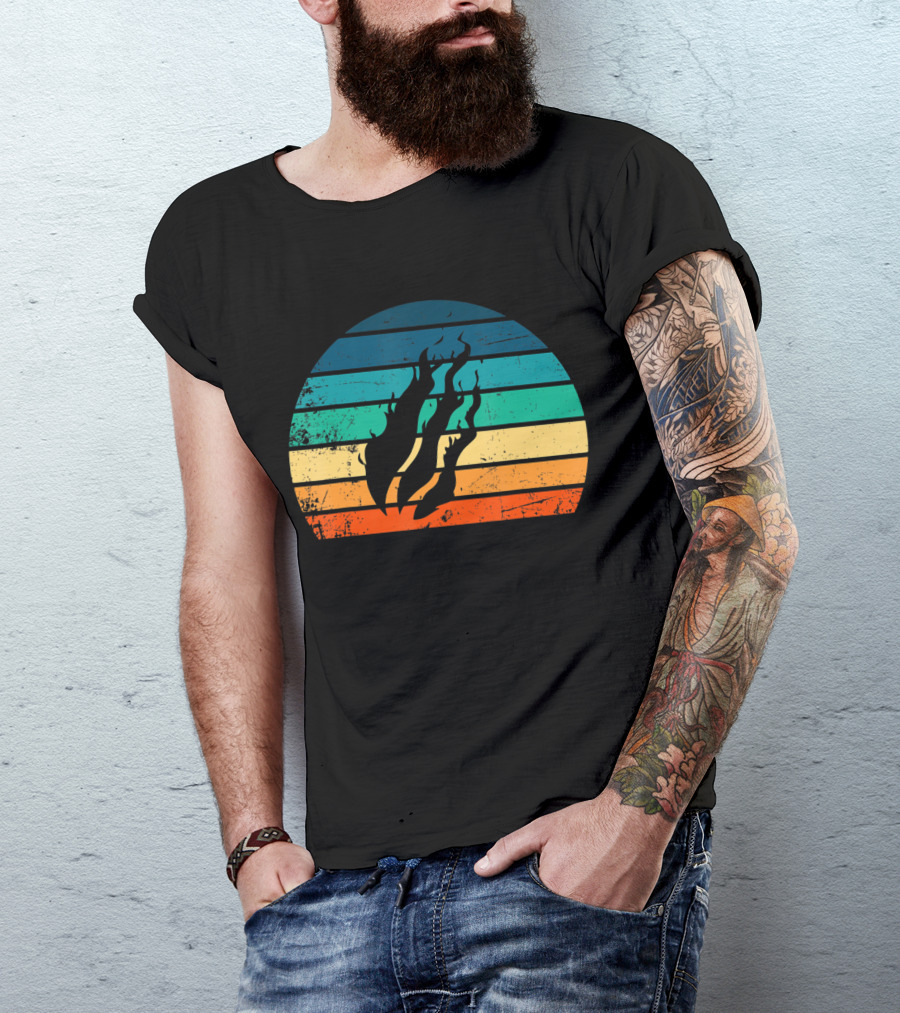 Fire Nation Retro Gamer Stripes T-Shirt