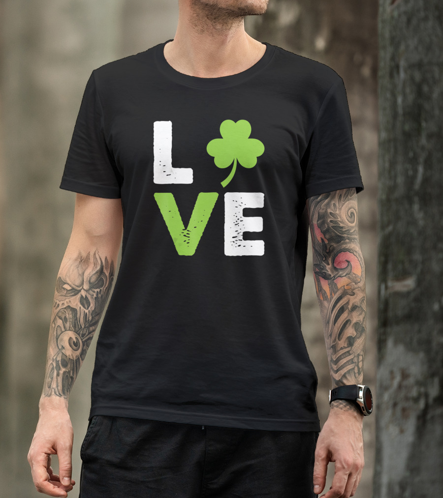 Love Shamrock Irish Love T-Shirt