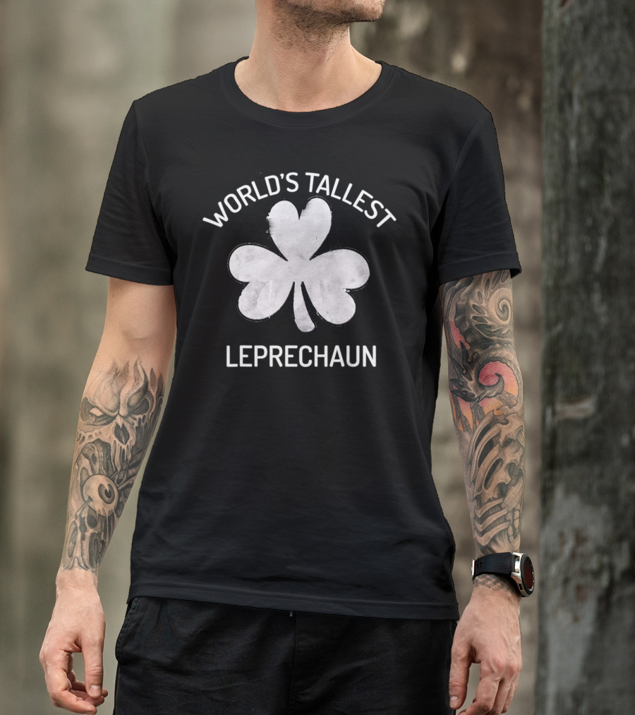 World’s Tallest Leprechaun Vintage Shamrock Patrick T-Shirt